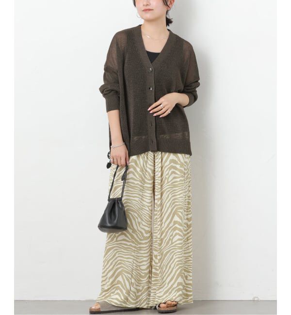 JOURNAL STANDARD relume「《追加予約 / 新色》PEリネンルーズVカーディガン」|カーディガン|