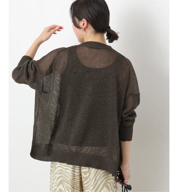 JOURNAL STANDARD relume「《追加予約 / 新色》PEリネンルーズVカーディガン」|カーディガン|