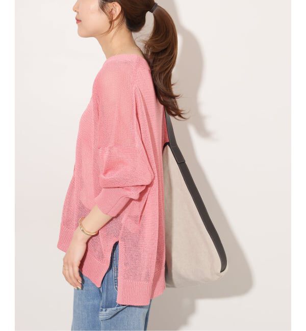 JOURNAL STANDARD relume「《追加予約 / 新色》PEリネンルーズVカーディガン」|カーディガン|