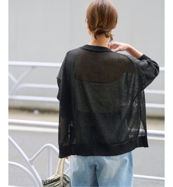 JOURNAL STANDARD relume「《追加予約 / 新色》PEリネンルーズVカーディガン」|カーディガン|