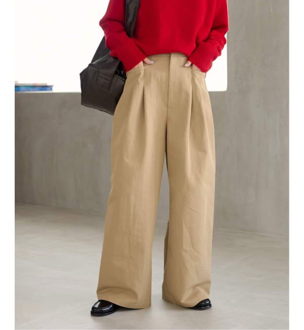 JOURNAL STANDARD relume「《追加4》2タックワイドパンツ」|チノ|