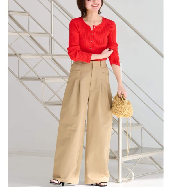 JOURNAL STANDARD relume「《追加4》2タックワイドパンツ」|チノ|