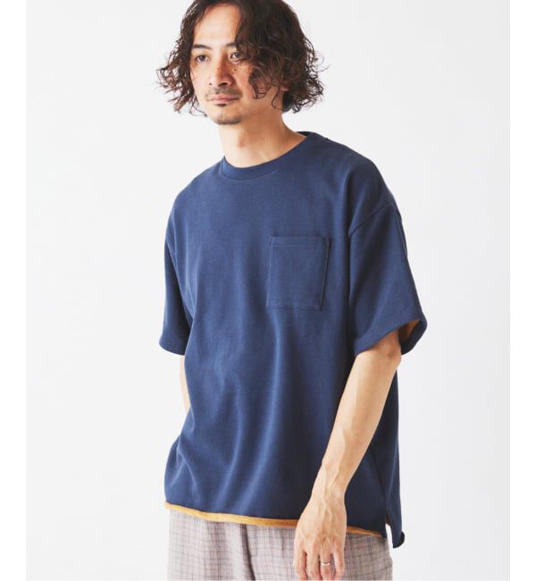 JOURNAL STANDARD relume「《予約》ミニ裏毛 コントラストカラー カットオフTシャツ」|Tシャツ・カットソー|