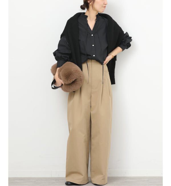 JOURNAL STANDARD relume「《追加6》ハイカウントコットンスタンドカラー2way」|シャツ・ブラウス|