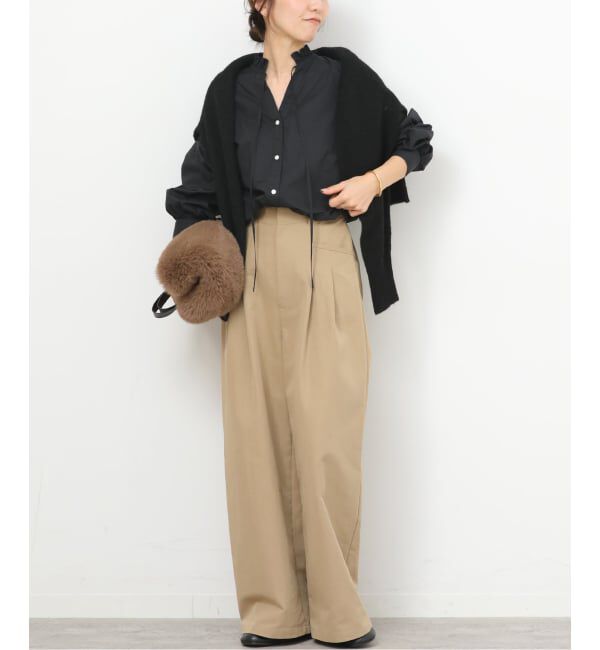 JOURNAL STANDARD relume「《追加6》ハイカウントコットンスタンドカラー2way」|シャツ・ブラウス|