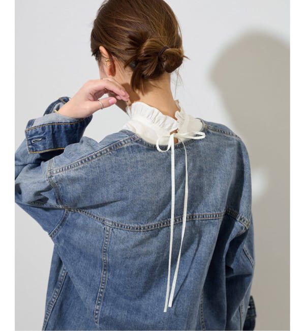 JOURNAL STANDARD relume「《追加6》ハイカウントコットンスタンドカラー2way」|シャツ・ブラウス|