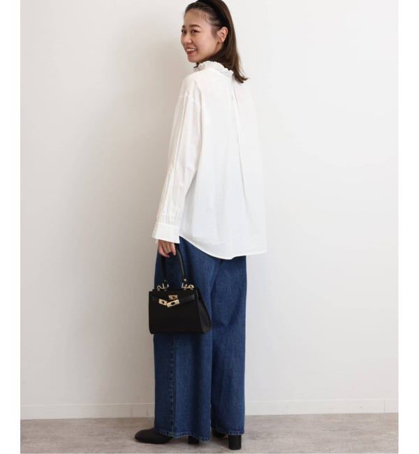 JOURNAL STANDARD relume「《追加6》ハイカウントコットンスタンドカラー2way」|シャツ・ブラウス|