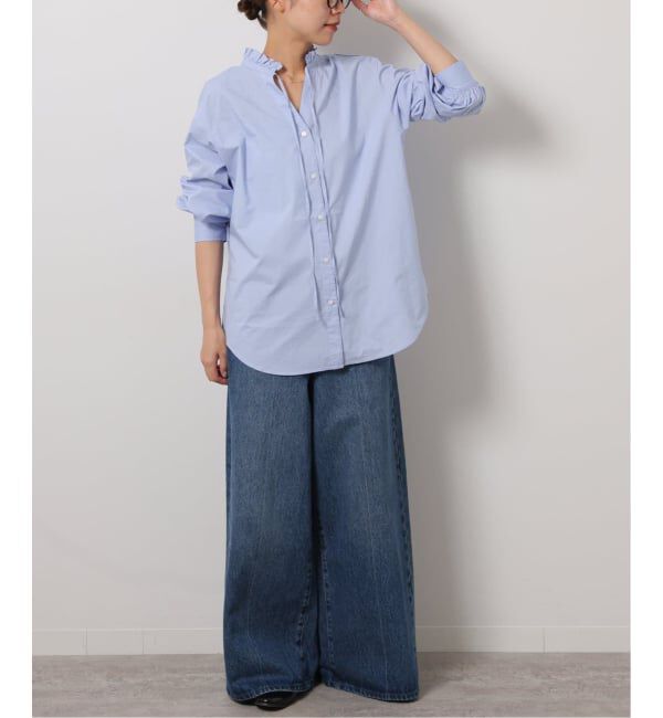 JOURNAL STANDARD relume「《追加6》ハイカウントコットンスタンドカラー2way」|シャツ・ブラウス|