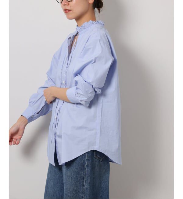 JOURNAL STANDARD relume「《追加6》ハイカウントコットンスタンドカラー2way」|シャツ・ブラウス|