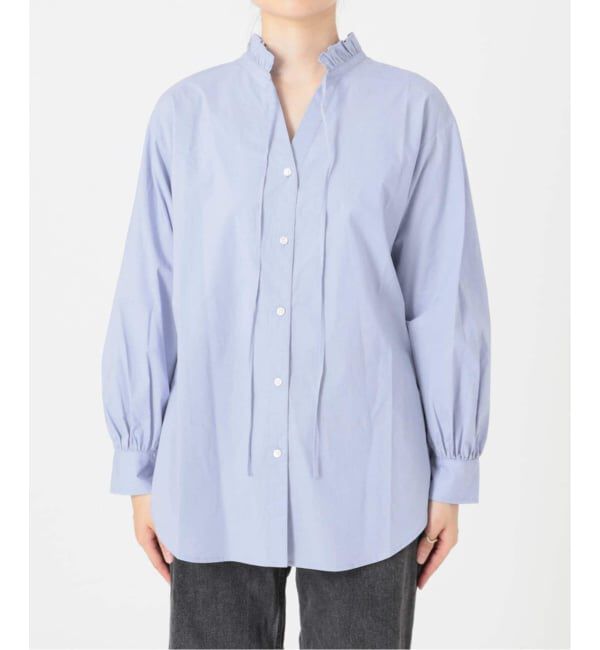 JOURNAL STANDARD relume「《追加6》ハイカウントコットンスタンドカラー2way」|シャツ・ブラウス|