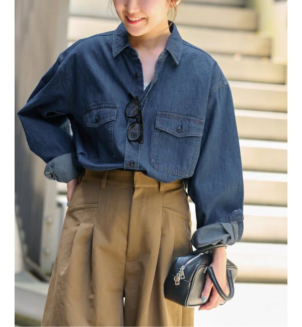 JOURNAL STANDARD relume「《追加》9oz デニムワークシャツ」|シャツ・ブラウス|