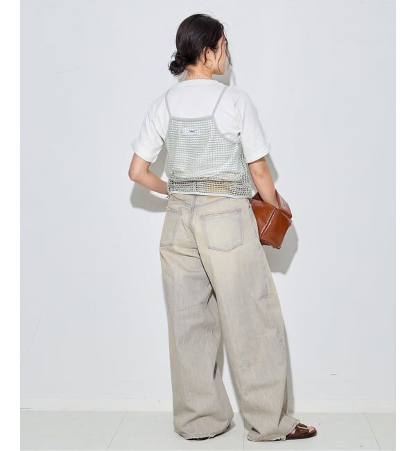 journal standard L'essage「【JANE SMITH/ジェーンスミス】SQUARE MESH CAMISOLE：キャミソール」|キャミソール|