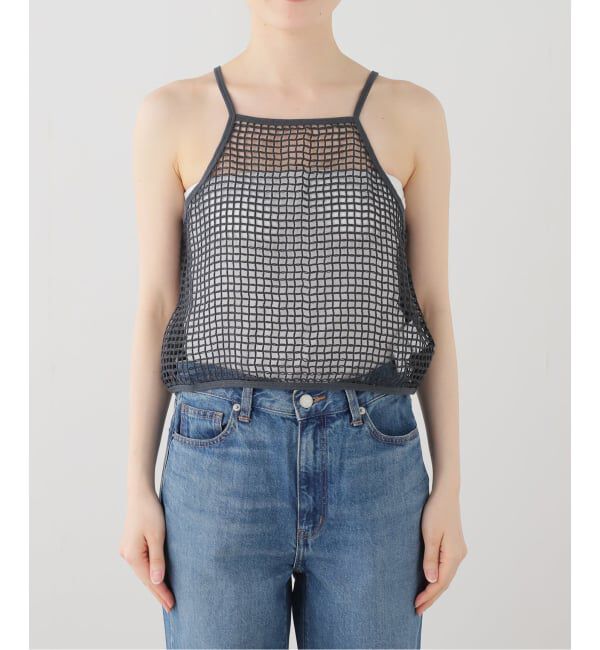 journal standard L'essage「【JANE SMITH/ジェーンスミス】SQUARE MESH CAMISOLE：キャミソール」|キャミソール|
