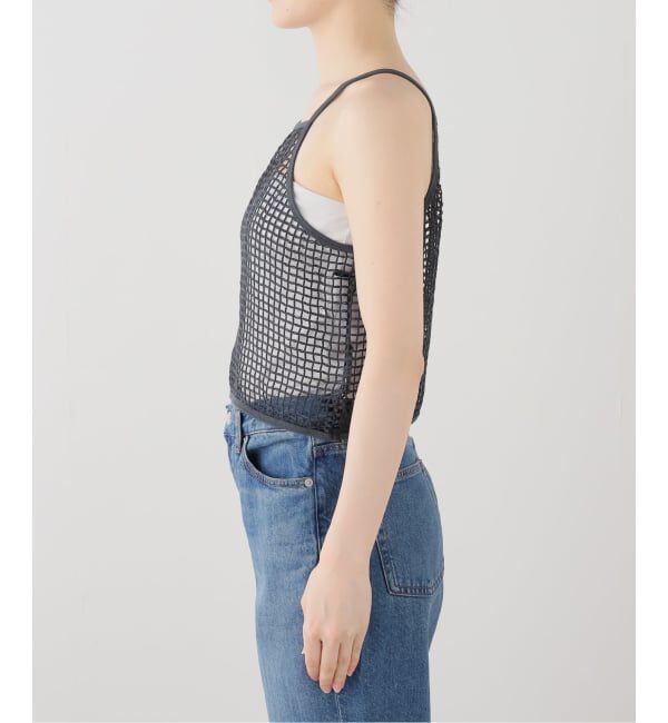 journal standard L'essage「【JANE SMITH/ジェーンスミス】SQUARE MESH CAMISOLE：キャミソール」|キャミソール|