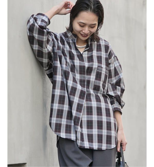 JOURNAL STANDARD「《追加2》スタンドプルオーバー」|シャツ・ブラウス|ブラック C