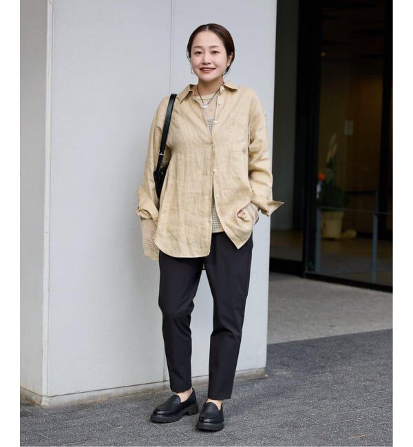 JOURNAL STANDARD「《追加》【撥水/接触冷感/洗える/UV】リネンナイロンストレッチテーパードパンツ」|その他|