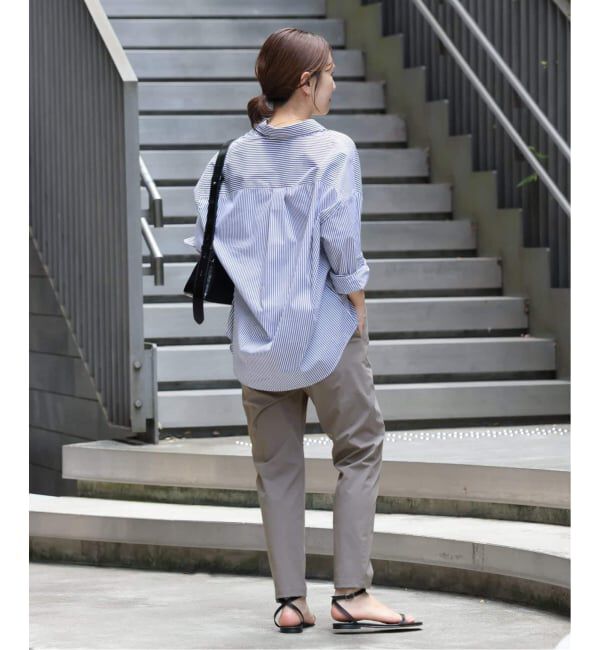 JOURNAL STANDARD「《追加》【撥水/接触冷感/洗える/UV】リネンナイロンストレッチテーパードパンツ」|その他|