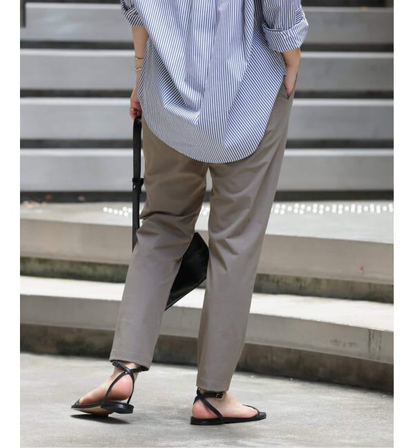 JOURNAL STANDARD「《追加》【撥水/接触冷感/洗える/UV】リネンナイロンストレッチテーパードパンツ」|その他|