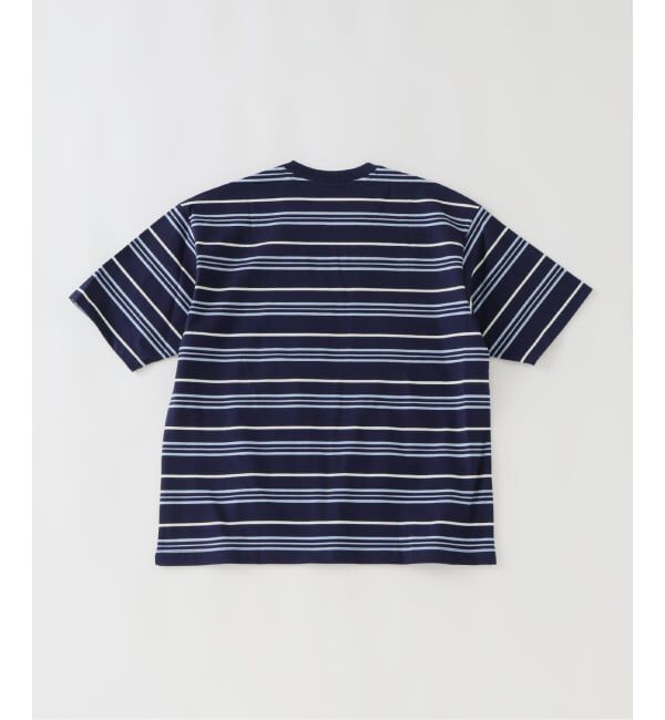 JOURNAL STANDARD「《予約》LACOSTE / ラコステ 別注 マルチ ストライプ クルーネック Tシャツ」|Tシャツ・カットソー|