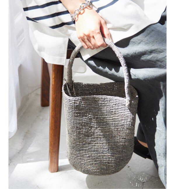 JOURNAL STANDARD relume「《追加2》【MADE IN MADA /メイドインマダ】 NAIVO BAG：ハンドバッグ」|ハンドバッグ|グレーA