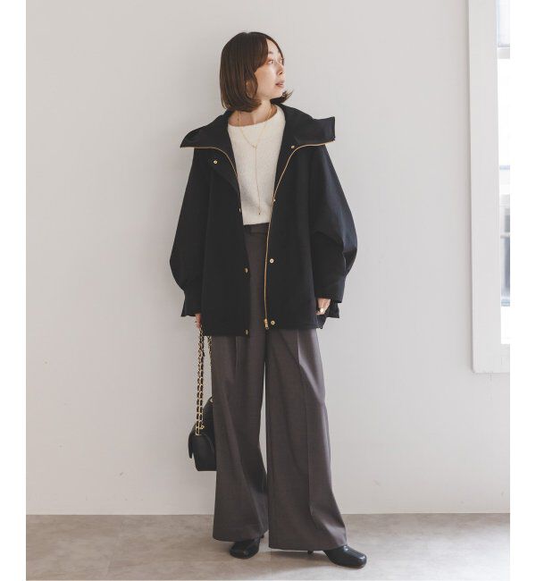 NOBLE「ハイツイストダブルクロスフーディブルゾン」|その他|