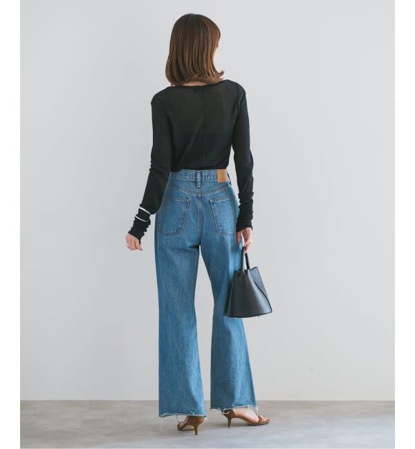 NOBLE「《追加3》シアーテレコロングスリーブプルオーバー」|Tシャツ・カットソー|