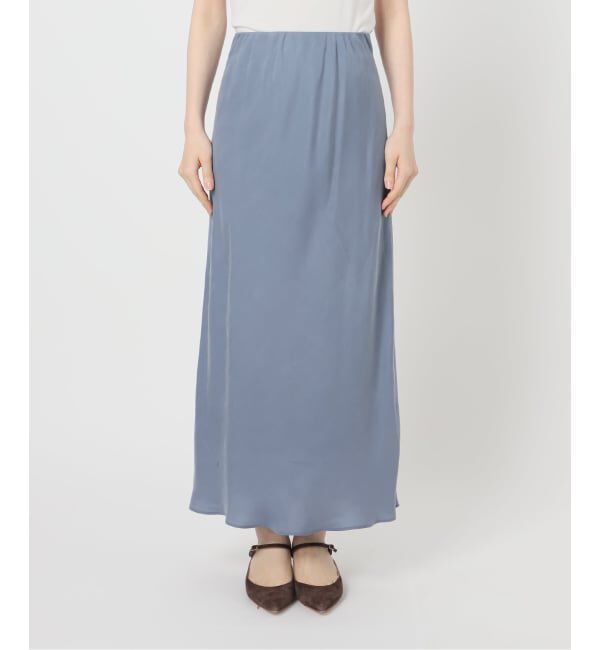 NOBLE「《追加2》キュプラナローAラインスカート」|スカート|