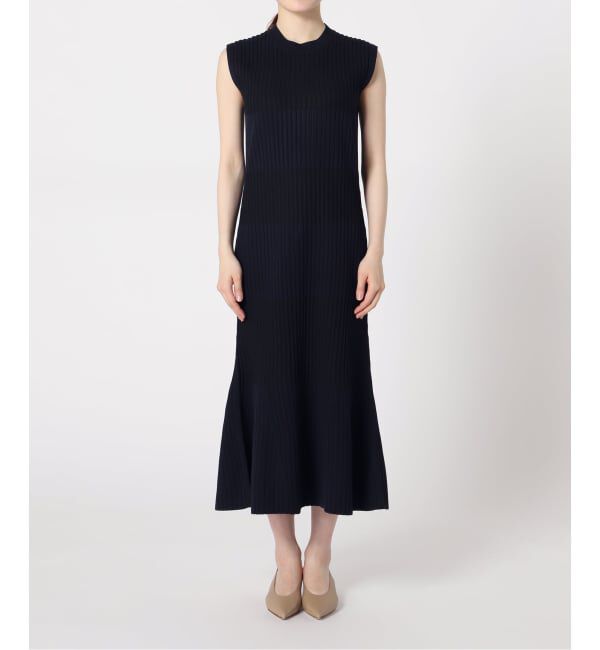 NOBLE「《WEB限定追加》【洗える】ランダムリブマーメイドニットワンピース2」|ワンピース|