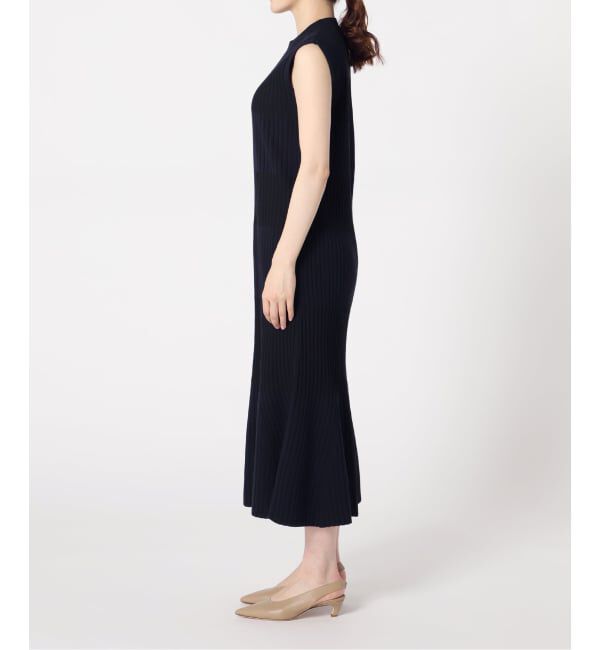 NOBLE「《WEB限定追加》【洗える】ランダムリブマーメイドニットワンピース2」|ワンピース|