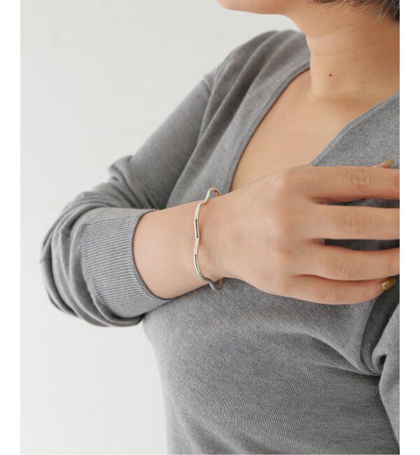 NOBLE「SYMPATHY OF SOUL/シンパシーオブソウル Cloud Bangle(シルバー)」|ブレスレット・バングル|