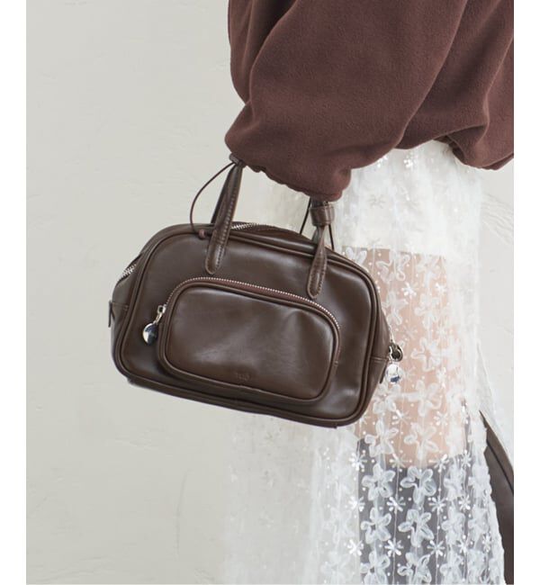 U by SPICK&SPAN「tuo/テュオ MOS POCKET付き BOSTON」|ボストンバッグ|ブラウン