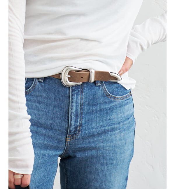 U by SPICK&SPAN「LEFIJE/レフィエ CONCHO BELT」|ベルト|ベージュ