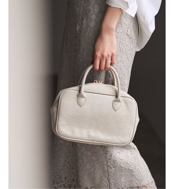 NOBLE「《追加・NOBLE別注カラー》VELETTO/ベレット エコスウェードボストン」|ボストンバッグ|グレー