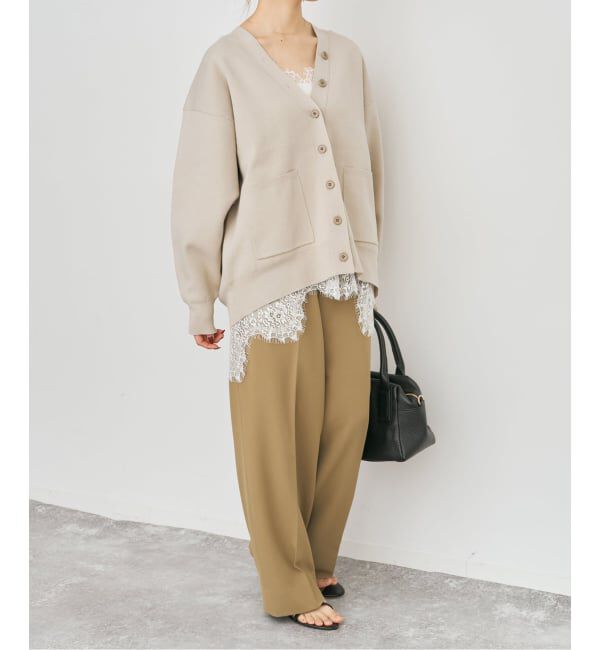 Spick and Span「ウォッシャブルコアスパンヤーンカーディガン」|カーディガン|