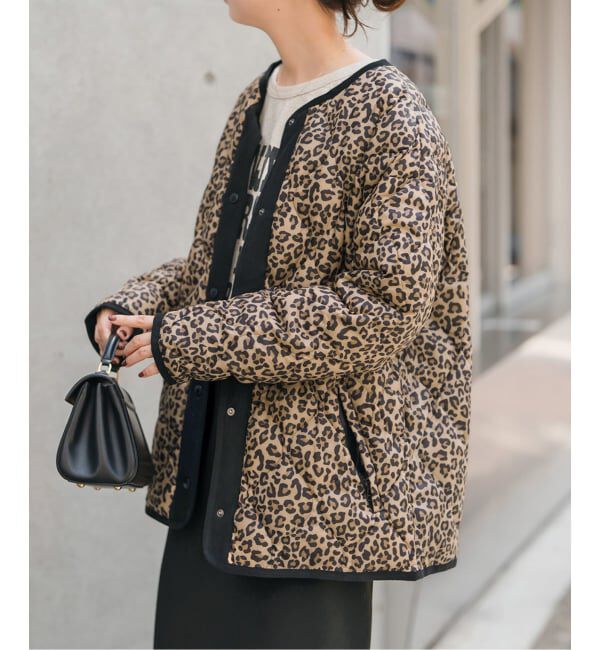 Spick and Span「《追加2》TAION / タイオン *Spick別注キルティングブルゾン」|ダウン|キャメル