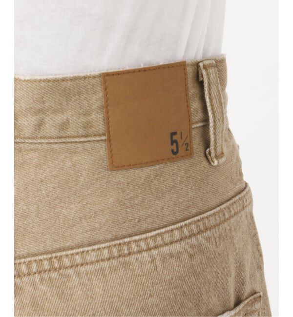 Spick and Span「5 1/2 HIGH-WIDELEG DENIM」|デニム|