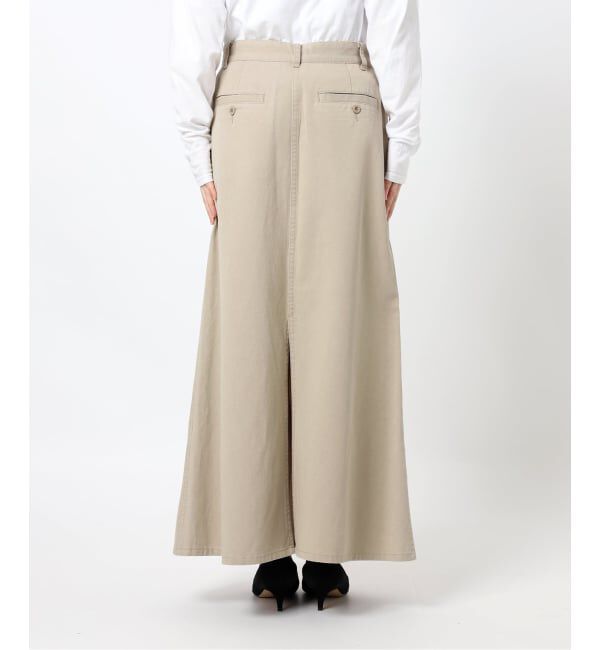 Spick and Span「ウォッシュドツイルナロースカート」|スカート|