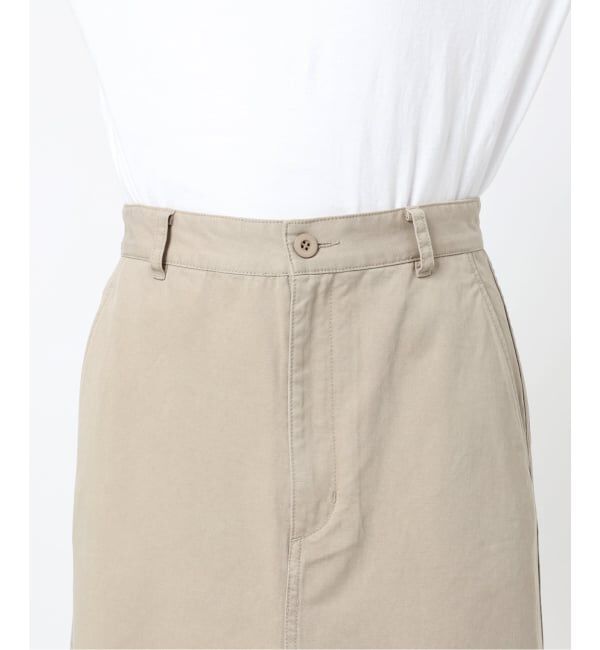 Spick and Span「ウォッシュドツイルナロースカート」|スカート|