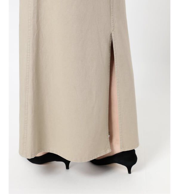 Spick and Span「ウォッシュドツイルナロースカート」|スカート|