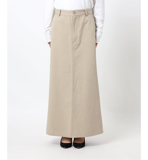 Spick and Span「ウォッシュドツイルナロースカート」|スカート|