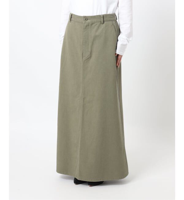 Spick and Span「ウォッシュドツイルナロースカート」|スカート|