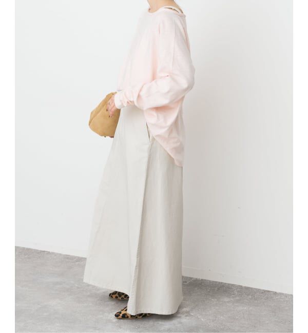 Spick and Span「ウォッシュドツイルナロースカート」|スカート|