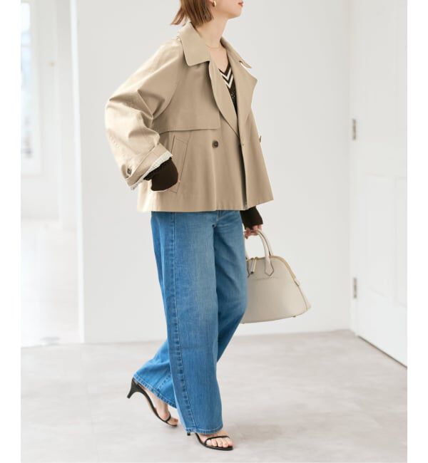 Spick and Span「ソフトツイルショートトレンチコート」|トレンチコート|