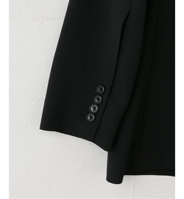 Spick and Span「《セットアップ可》トロストレッチVカラージャケット」|ノーカラージャケット|