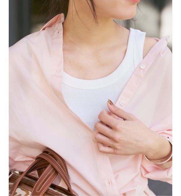 Spick and Span「《新色有り / 追加》甘撚テレコアメスリタンク」|タンクトップ|