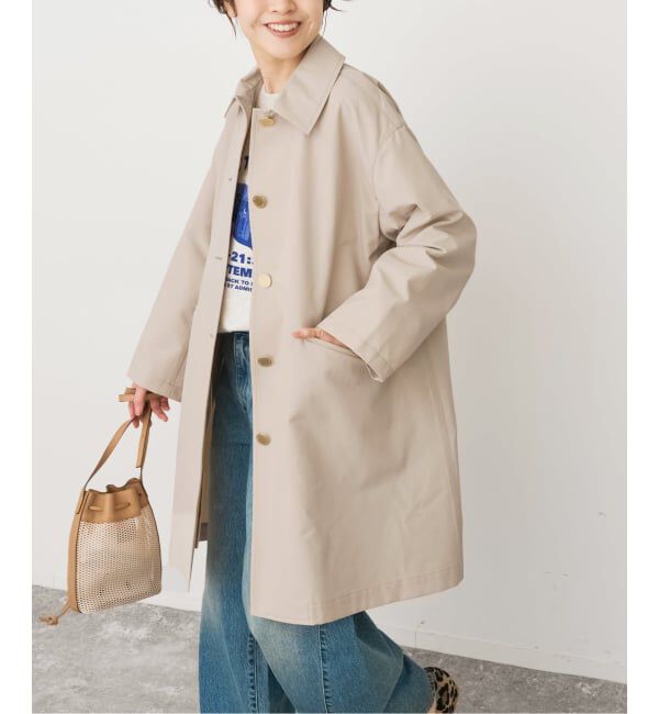 Spick and Span「TRADITIONAL WEATHERWEAR 別注LINTON *」|ステンカラーコート|ベージュ