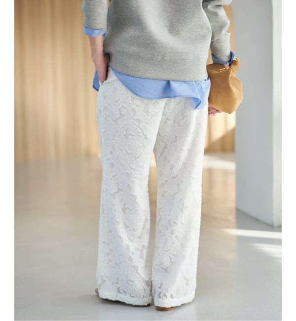 Spick and Span「《追加》シアージャガードイージーパンツ」|その他|