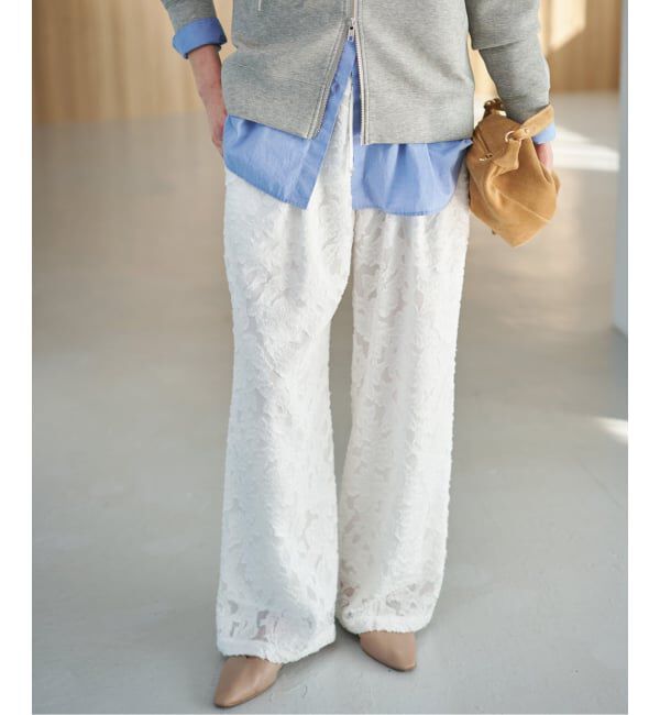 Spick and Span「《追加》シアージャガードイージーパンツ」|その他|