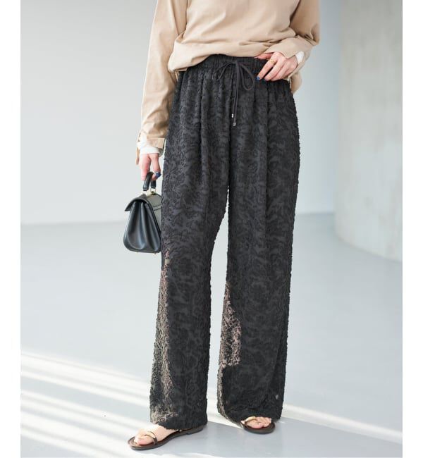 Spick and Span「《追加》シアージャガードイージーパンツ」|その他|