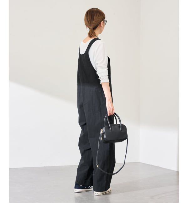 FRAMeWORK「ヴィンテージタイプライターサロペット」|オールインワン|